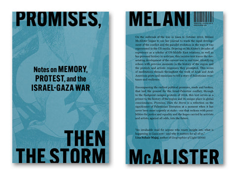 Melani McAlister: ‘Promises, then the Storm: Notes on Memory, Protest, and the Israel-Gaza War’ [Book launch & talk]