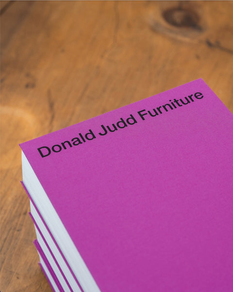 Flavin Judd & Alice Rawsthorn: ’Donald Judd Furniture’ [Talk]