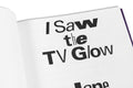 I Saw the TV Glow Screenplay Book - MACK