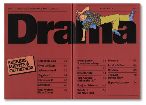 A24 film book titled "Watch This Before You Turn 18!" featuring colorful cover art and bold typography.
