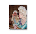 Making Marie Antoinette postcard from IMPORTANT FLOWERS featuring elegant vintage stationery with a regal portrait design.