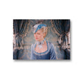 Making Marie Antoinette stationery postcard by IMPORTANT FLOWERS featuring a vintage portrait of Marie Antoinette on a decorative background.