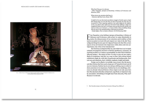 Prefigured: Fashion and Exhibition-making
