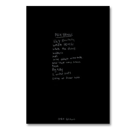 Interior page of "The Sound of Dirt and Beauty" photography book by SPBH Editions, showcasing black-and-white landscape images.