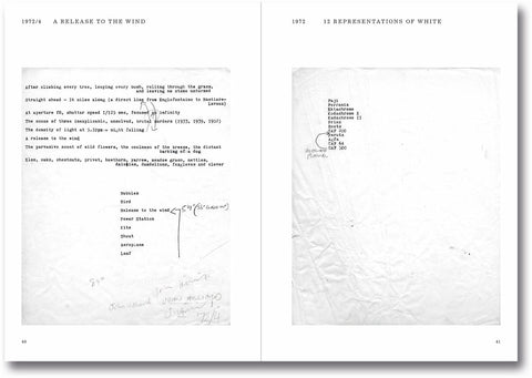 Cover image of "Written Down / Written Up," a book of selected writings by John Hilliard, published by MACK.