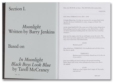 Moonlight Screenplay Book