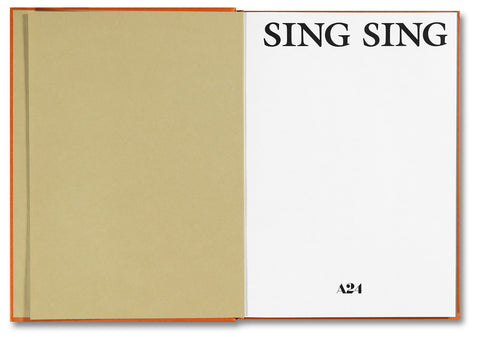 Sing Sing Screenplay Book