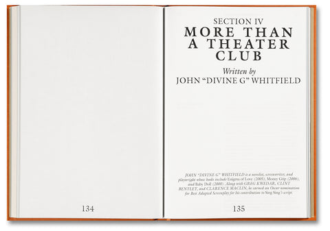 Sing Sing Screenplay Book