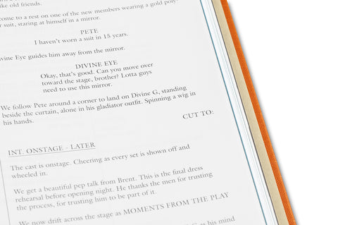 Sing Sing Screenplay Book