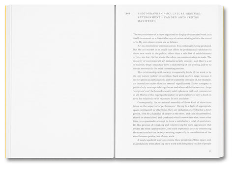 Written Down / Written Up: Selected Writings of John Hilliard