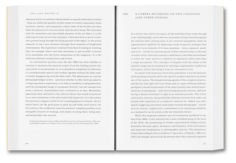 Written Down / Written Up: Selected Writings of John Hilliard