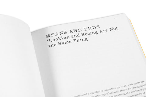 Written Down / Written Up: Selected Writings of John Hilliard