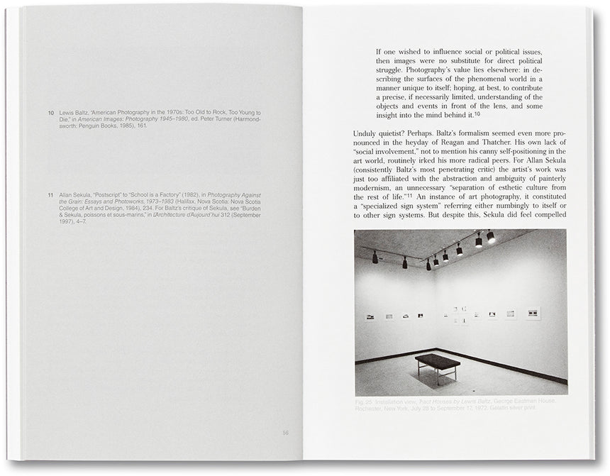 An Interview with Lewis Baltz <br> Duncan Forbes